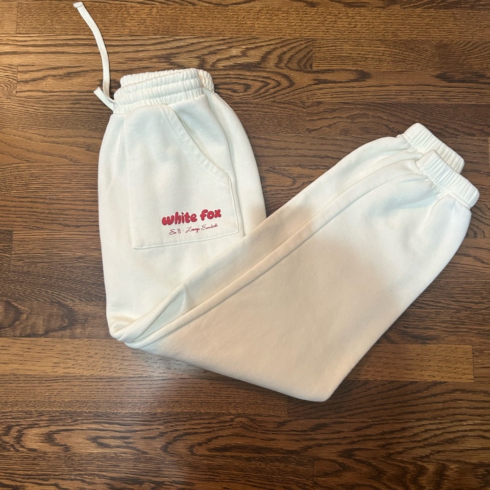 White Fox Sweatpants